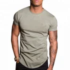 Hot sale gym wear polyester spandex mens t shirts