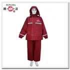 china supplier reflective safety polyester motorcycle rain slicker