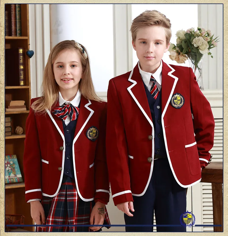 Custom Middle School Boys And Girls School Uniform Boys Blazers With ...