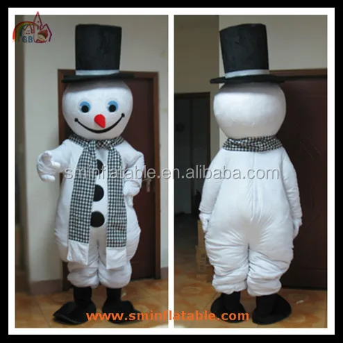 Рождественский Снеговик оптом талисман мультфильм костюмы для взрослых носить косплей костюмы
