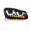 VLAND Factory Car Head Lights For VW MK6 Golf 6 2008-2013 LED Head Lamp Headlights