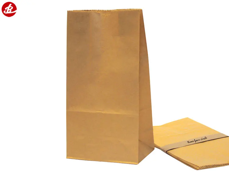 brown kraft paper bag for food,custom food packaging paper bags