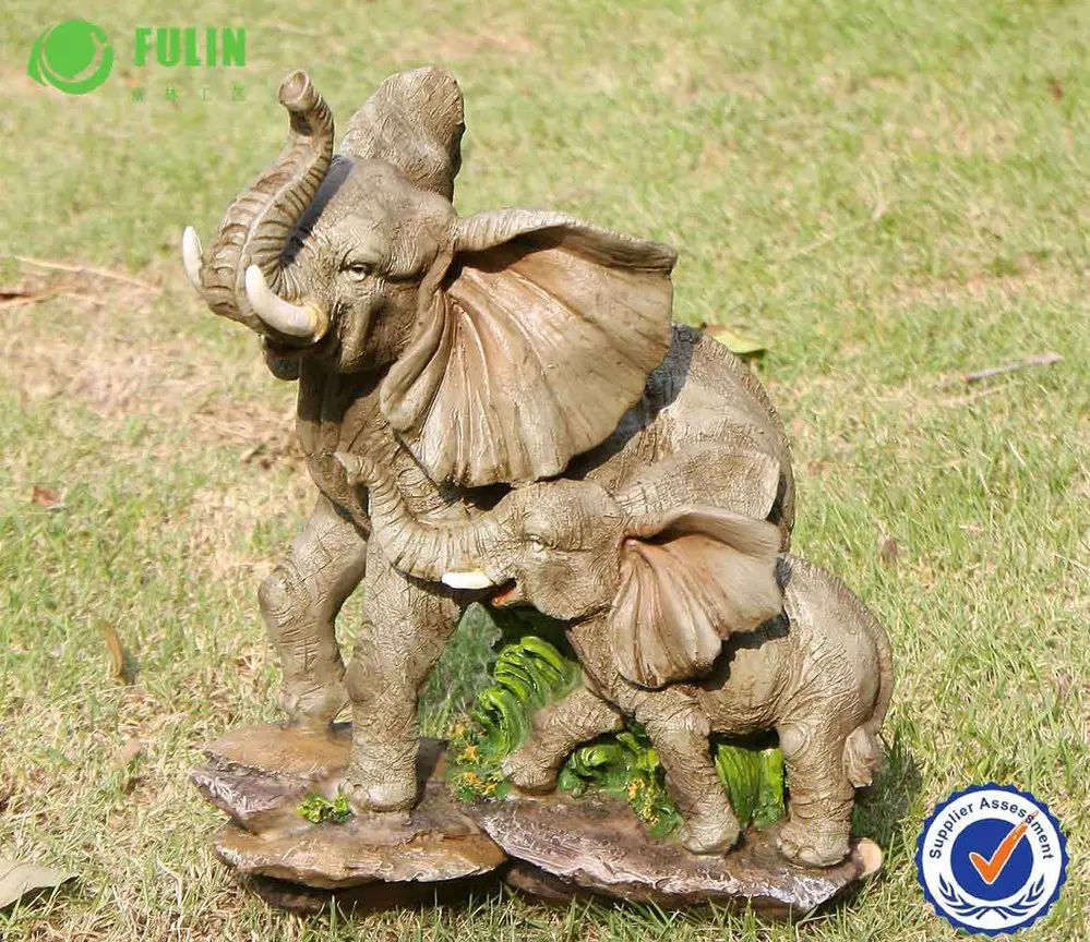 resin elephant garden ornament