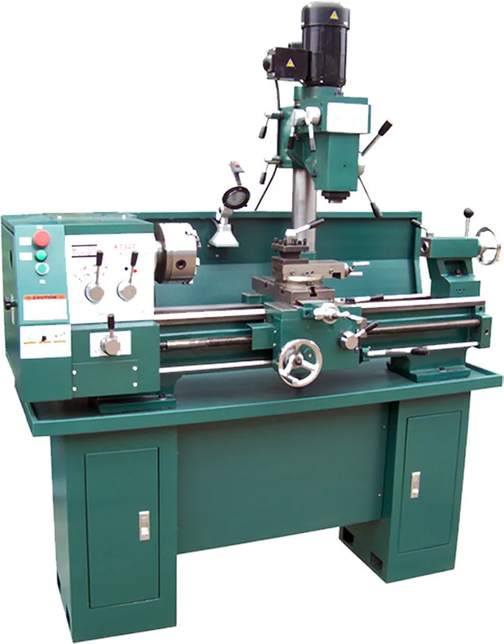 Most popular 3 in 1 lathe drill mill combo AT320 multi purpose with CE