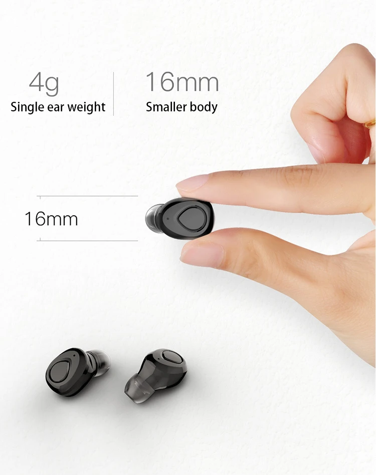 TWS Bluetooths Earphones Headsets X18 Wireless Headphone Handsfree Earbuds Sports Earphone Phones With Mic - ANKUX.COM