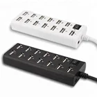 Customer logo 480 Mbps Multi Port USB 2.0 Hub 13 port USB Hub