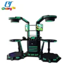 9D virtual reality cinema gun fighting games machines 5D 7D 9D VR shooting simulator