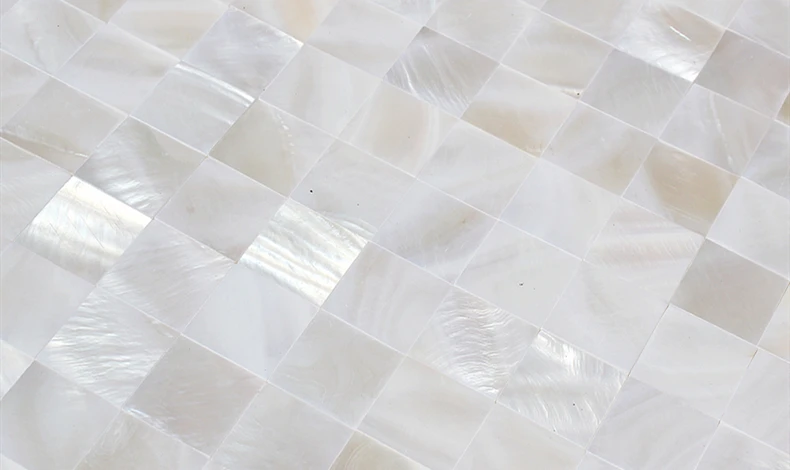 Natural Multicolour Mother Of Pearl Seashell Mosaic Tile For Bathroom
