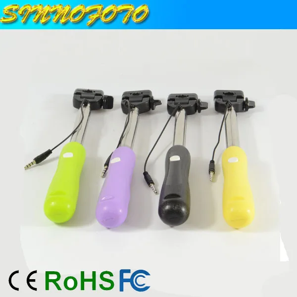 professional Heavy duty selfie stick wired new extendable 2015 newest mini selfie stick