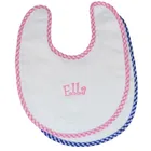 organic 100% cotton terry towel fabric baby bib plain white baby bibs manufacturer