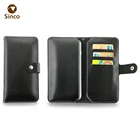 5.5 inch waterproof black phone cover leather mobile phone case for iphone 7 Plus