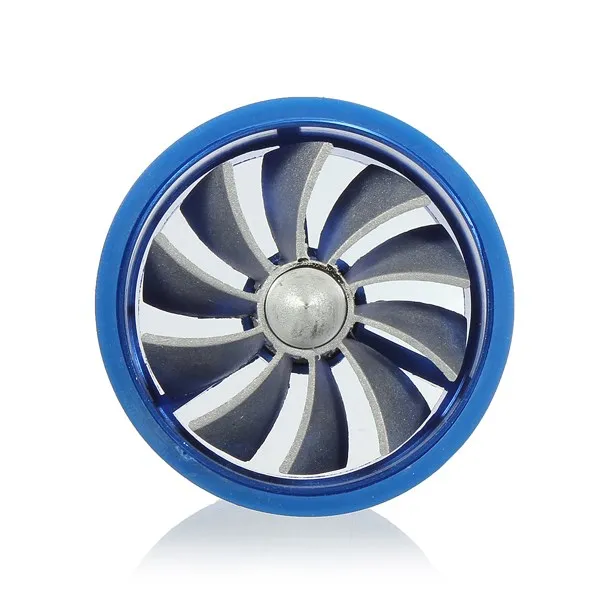 New Best Promotion Blue Universal Car Fuel Gas Saver Supercharger For Turbine Turbo Charger Air Intake Fan Turbocharger