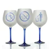 personalised frost red artwork wine glass color