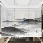 Digital printed 3D printing roller shades with landscape painting