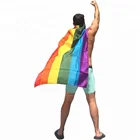 Cape Deguisement drapeau Gay Pride homme Adult Pride Flag Costume Fancy Dress