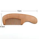 New natural long handle wooden lice comb