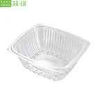 Plastic Packaging Plastic Plastic Packing Box Fruit Easy Green Plastic Clear Large Lunch Fruit Salad Blister Packaging Box/Bowl To Go With Lid