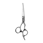 Sharp Curved Professional Japan Salon Beard Barber Hairdressing Hair Cutting Shears Scissors