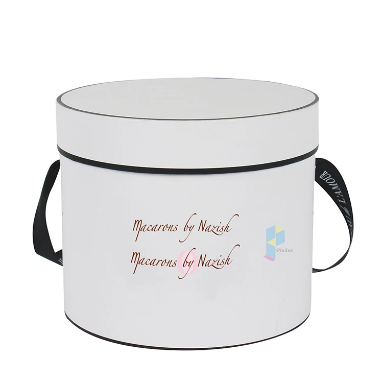 packaging rigid gift boxes cardboard cylinder ss1681 pattern lid