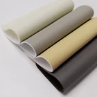 Recycled Imitation Pvc Pu Leather Fabric Price Pouch Suede Synthetic Artificial Washed Pu Pvc Leather For Makeup Bags
