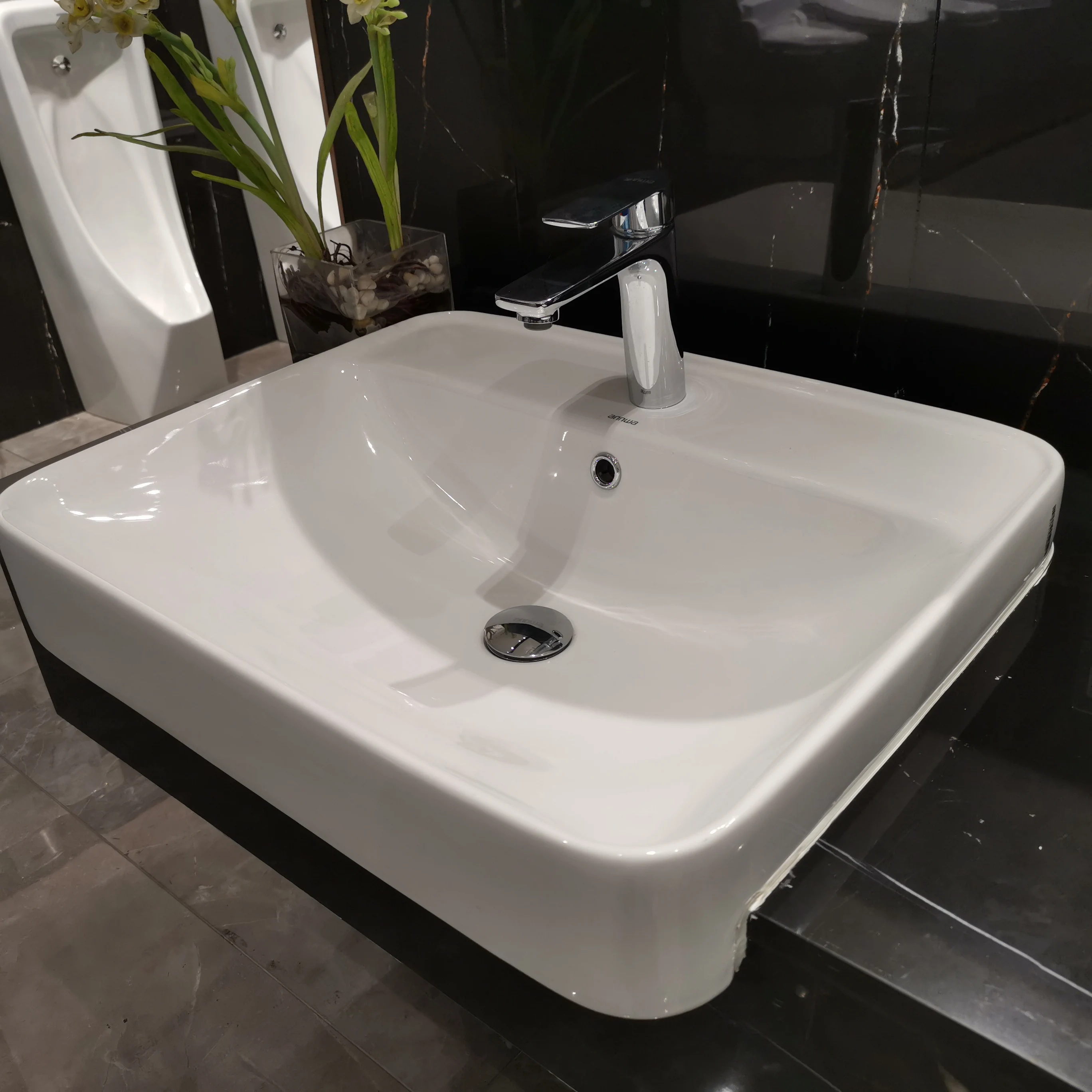 ANNWA NT01 Ceramic Bathroom Shampoo Hand Wash Basin