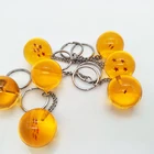 Dragon Ball Acrylic Keychain Set Anime Key Chain With 7 Stars