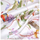 stretch silk charmeuse fabric 100% silk fabric digital print silk fabric For Dress and Blouse