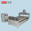2512-8 Good quality 4 axis cnc router engraver machine/4 axis multi heads cylinder rotary