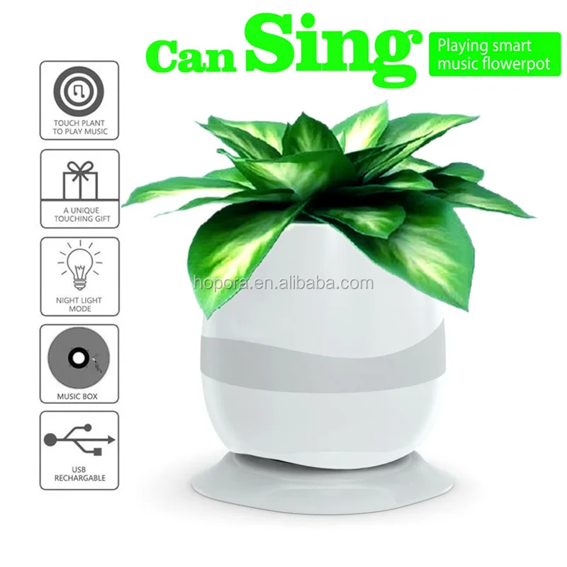 With Wireless Speaker Music Flowerpot Good Sound - ANKUX.COM