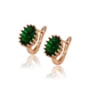 96497 xuping rose gold color hoop jewellery earings for women