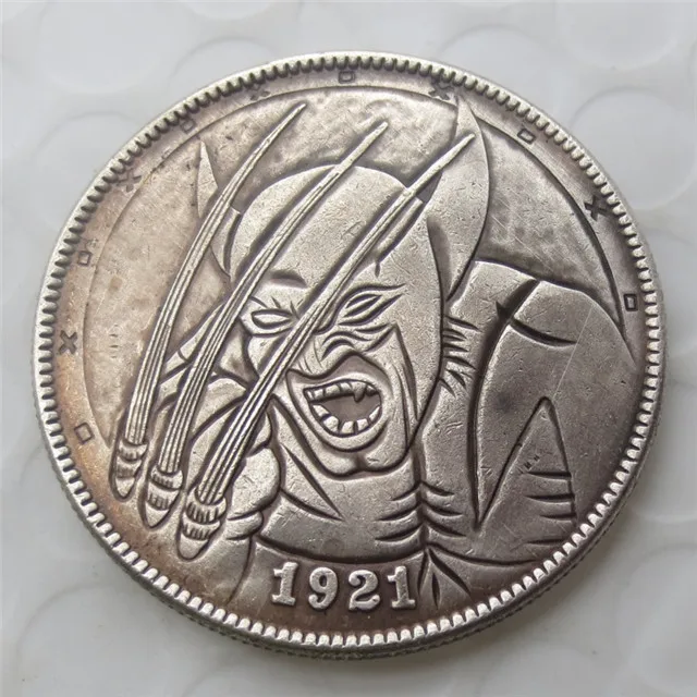 الحرية الفضة دولار دولار واحد عملات التجزئة الحرة تصميم مخصص معدن عملات معدنية تذكارية لهواة التجميع