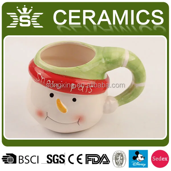 direct manufacturer christmas snowman coffee mug