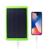 6V 5W double usb solar charger hiking