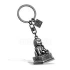 Custom 3D Die Cast Gold Metal Lion Tourist Souvenir Key Chain for The Palace Museum