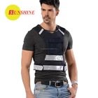 5cm reflective fiber mesh safety running vest