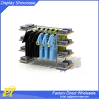 Wooden cloth display racks and stands for garments shop