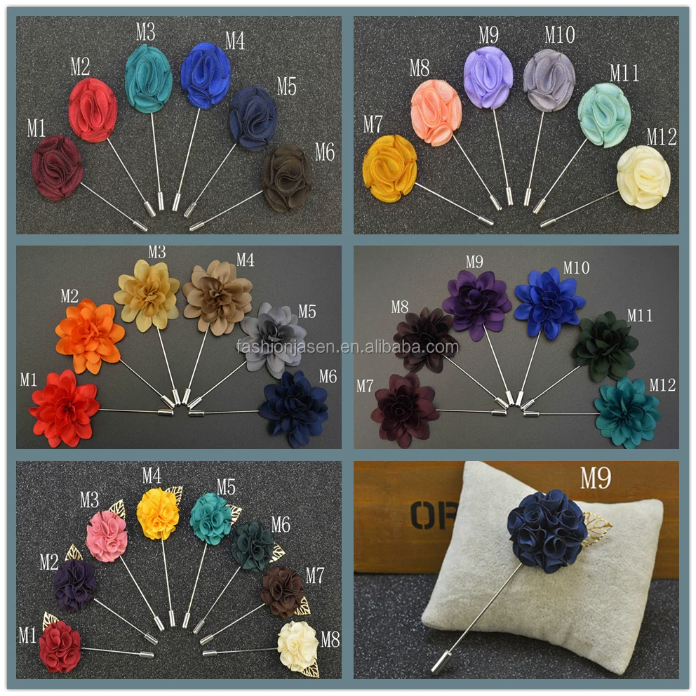 wholesale wedding flower pin, men wedding brooch pin