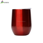 wholesale 12oz double wall stainless steel wine glasses cooler