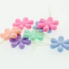fancy colorful hand sewing flower shape plastic needle threader