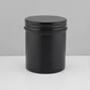1oz 30ml 30g 100ml 3oz black round metal aluminum tea tin ,cheap tea storge jar
