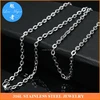 wholesale factory outlet 1.4mm stainless steel flat wire cable rolo chain