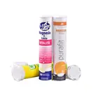 Plastic Effervescent tablets tubes,Plastic tube for fizzy tablets, bottle with spring cover