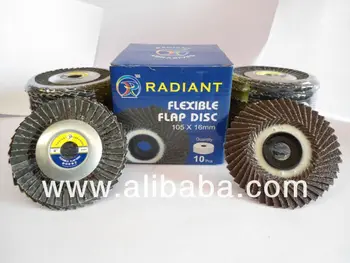 flexible flap disc / flexible polishing disc / coated flexible