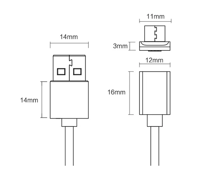 2019 Wholesale High Technical PU Leather Data Line 3 in 1 Travel Usb Charger with Cable Magnetic USB Cable - ANKUX.COM