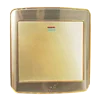 BS/UK/British Std 86*86 86 type 16A 250V AC 1 gang 1 way/ 1gang1way single control push button wall light switch with indicator