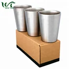 Double Wall Stainless Steel Metal Mug Espresso Cup for Coffee Tea
