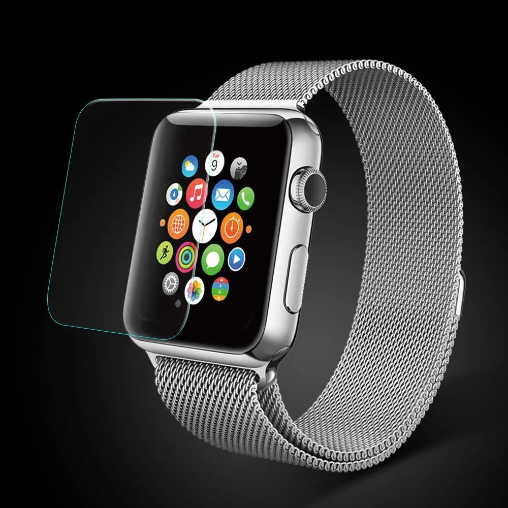 Tempered Glass Screen Protector Case For Apple Watch 42mm 38mm Clear Reinforced Film Ultra Thin For Apple Watch With Retail Box
