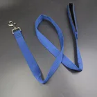 nylon webbing blue red color pet dog leash with soft handle