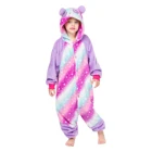 Sexy Panda Kid Onesie Pajamas Flannel Sleepwear Kigurumi Animal Costumes