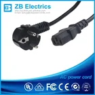 European VDE approved power cord with IEC connector computer cable
